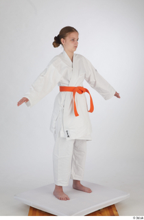 Selin dressed jiu-jitsu kimono sports standing whole body 0016.jpg